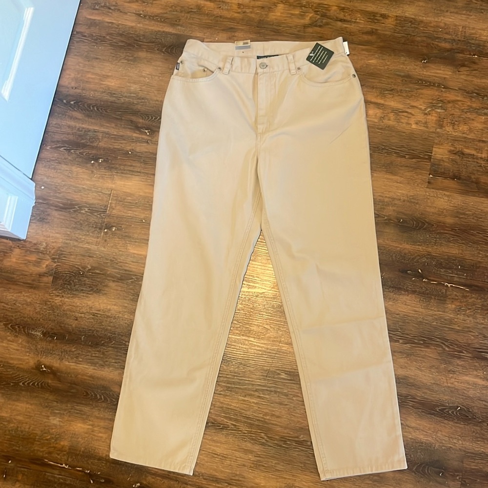 NWT Ralph Lauren Jeans Co Khaki pants, women’s size 12 - Picture 2 of 4